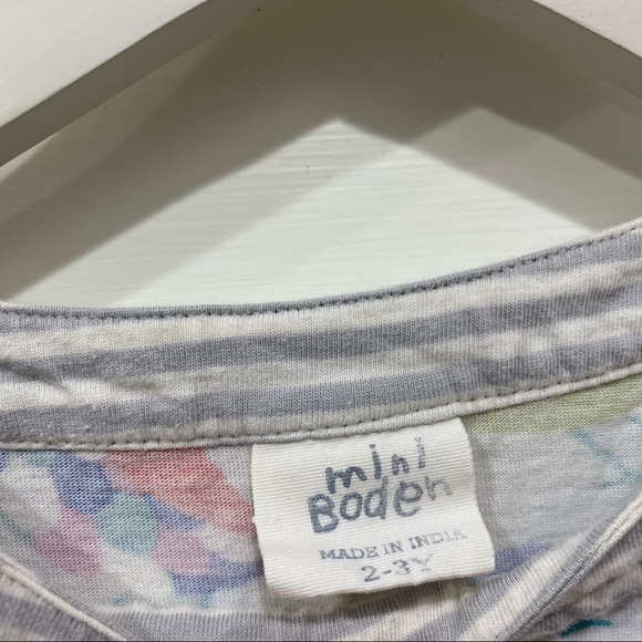 Mini Boden girls 2-3 years bird print knit dress - Picture 4 of 7